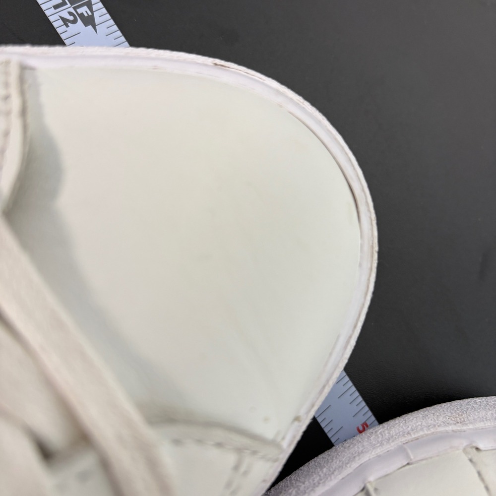 Madewell Womens Sneakers Size 9 White Leather Sidewalk Low Top L3243 Lace Up - Picture 13 of 15